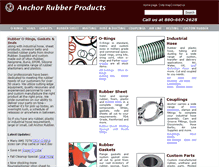 Tablet Screenshot of anchorrubber.com